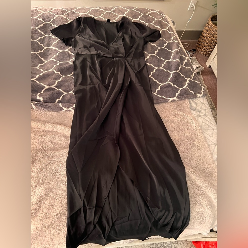 Black dress with slit!